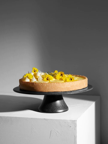 Cake plate, black by ASA