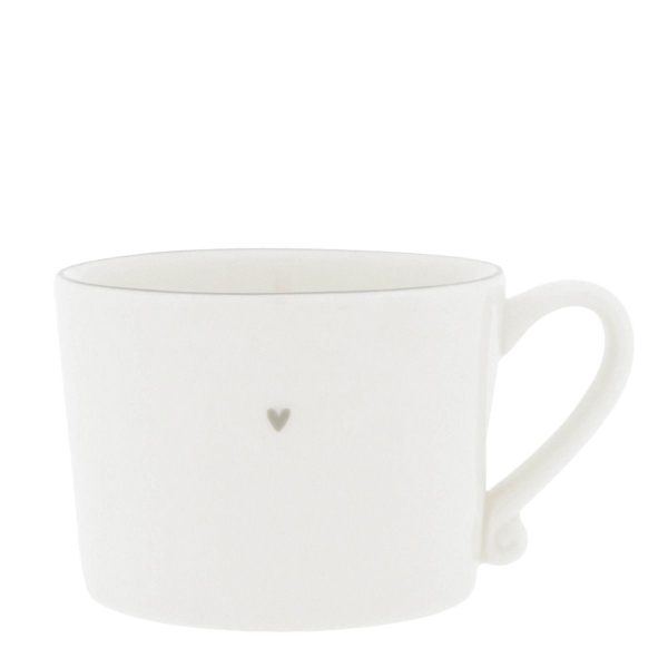 Cup, Mug "Heart grey" by Bastion Collections