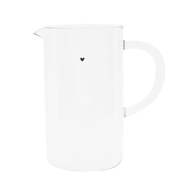 Bastion Collections Glaskrug XL „Heart“ – 21 cm Höhe