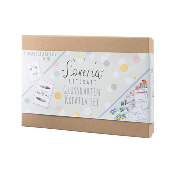 Kartenbastelset, Kreativset Grußkarten