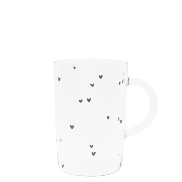 Teetasse, Tumbler Tea, Hearts all over von Bastion Collections