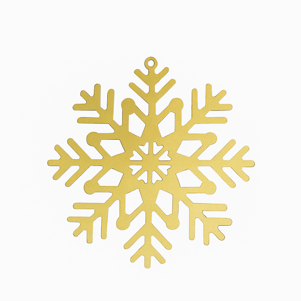 Anhänger Eiskristall "Zava" gold