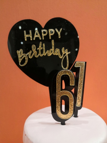 Cake Topper Numbers 0-9