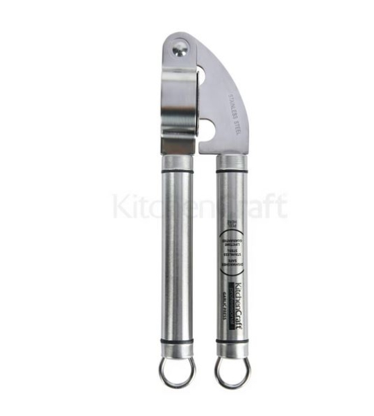 Garlic Press Stainless Steel - Kitchen Craft
