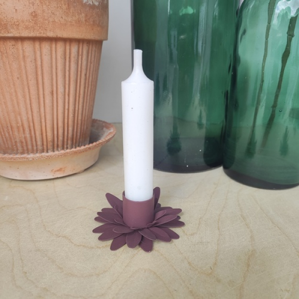 Kerzenhalter in Blumenform "Berry"
