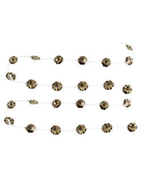 Crystal Garland “Saints” – Sparkling Amber Elegance