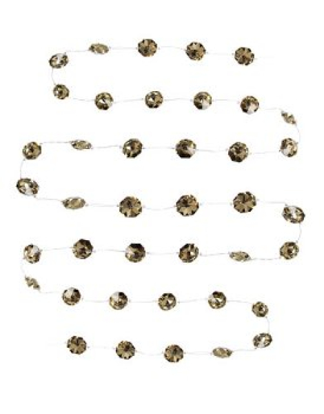 Crystal Garland “Saints” – Sparkling Amber Elegance