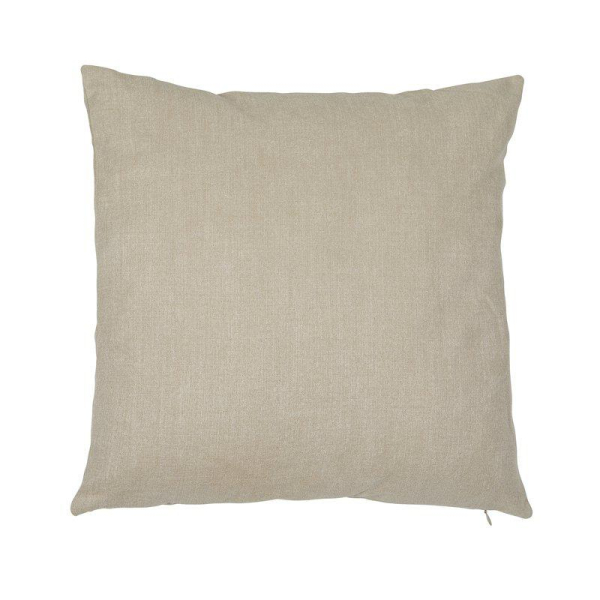 Plain Cushion Cover Beige – Timeless Polyester Pillowcase 48x48 cm
