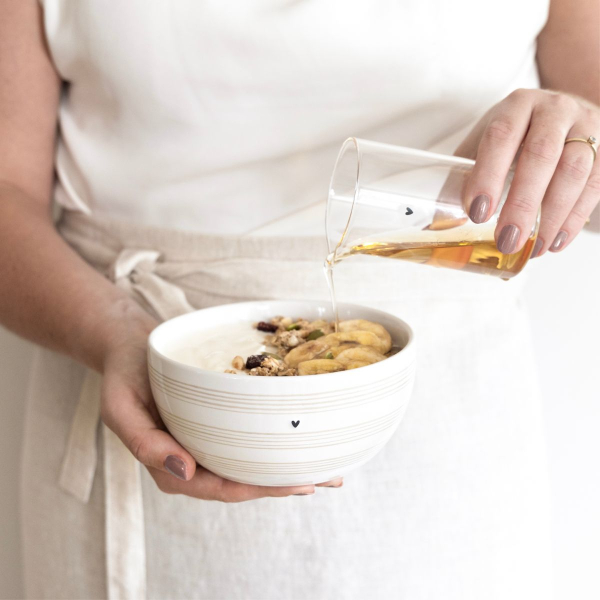 Milchkännchen aus Glas von Bastion Collections