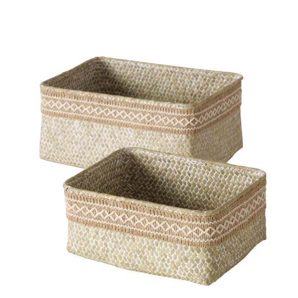Seagrass basket "Jamal" in 2 sizes