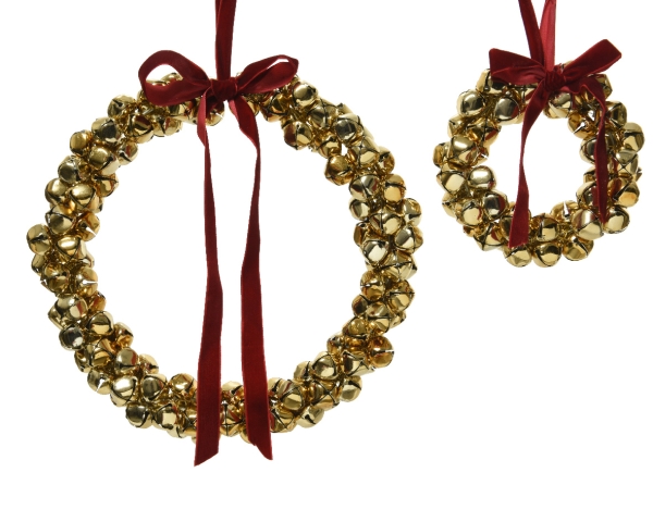 Wreath of bells, jingles in 2 sizes