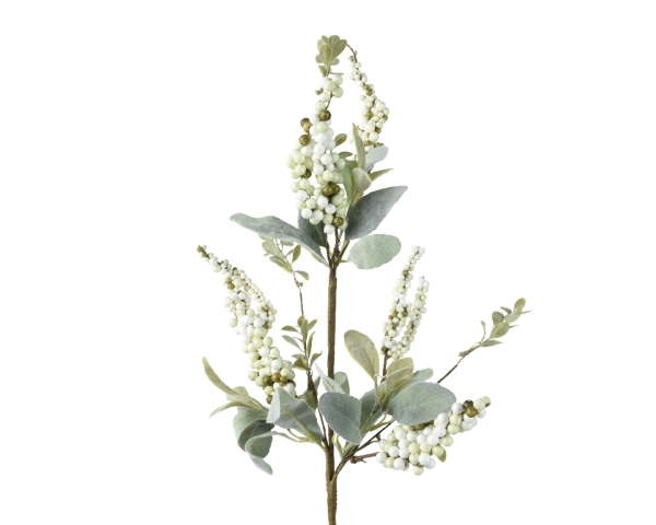 Decorative branch green/white