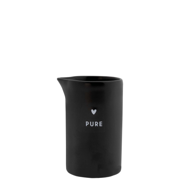 Small Pitcher "Pure" in Black by Bastion Collections