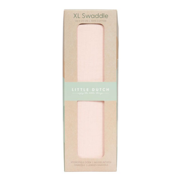 Muslin Cloth "Pure Soft Pink" by Little Dutch