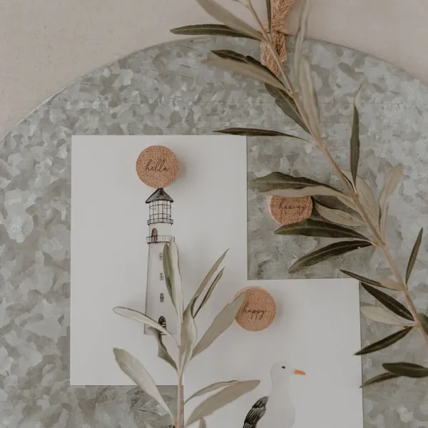 Holzmagnet 3er Set Hooray – von Eulenschnitt