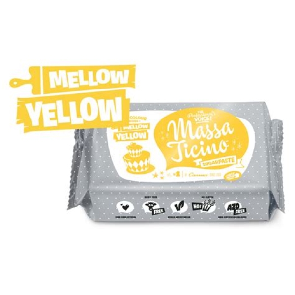 Massa Ticino 250g yellow gumpaste