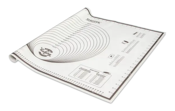 Städter Mega Silikon-Unterlage (80 x 60 cm) – Rutschfeste Backmatte & Ausrollmatte