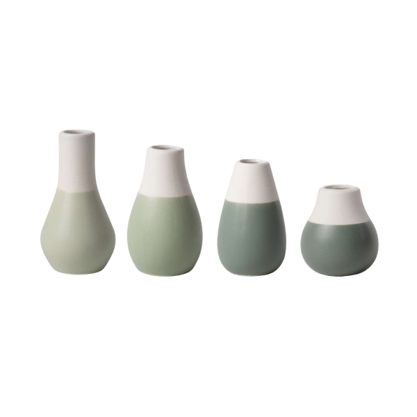 Mini vases set pastel colors by Räder
