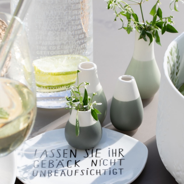 Mini vases set pastel colors by Räder