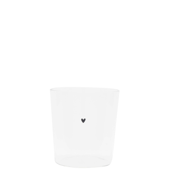 Medium Tumbler Tumbler Black Heart by Bastion Collections