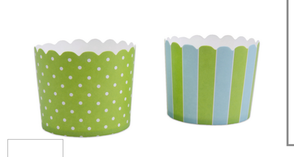 Cupcakes /Muffin tins in green/blue