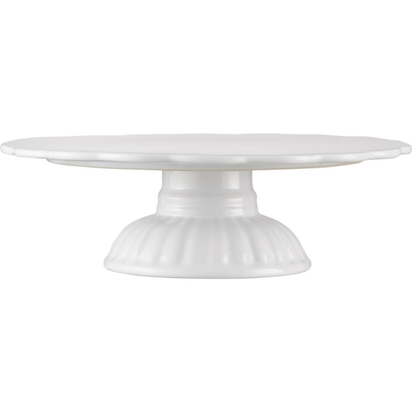 Mynte Cake Plate Pure white