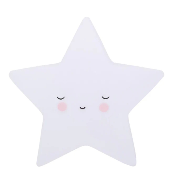Night Light Star Sleeping White