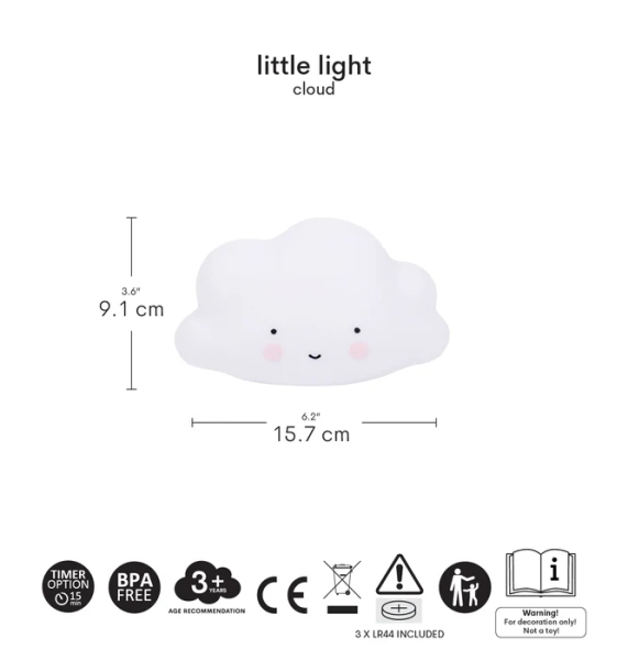 Night Light Cloud White