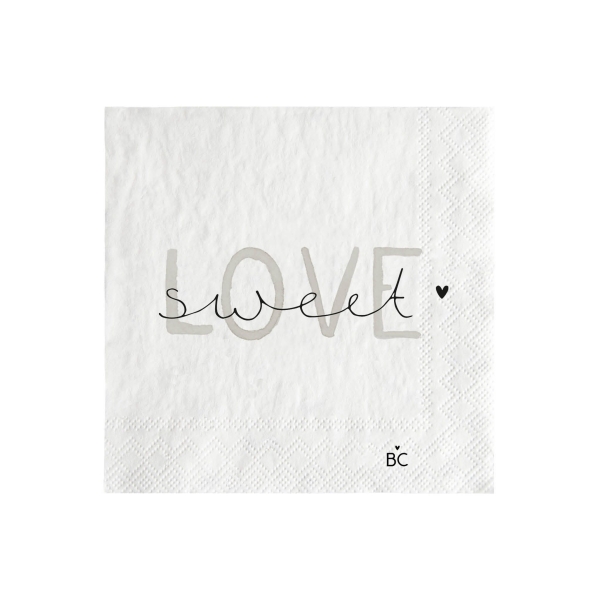 Napkins small "Sweet Love" by Bastion Collection