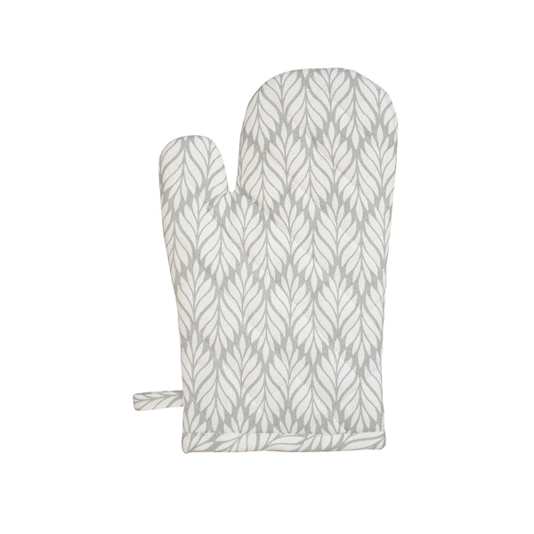 Krasilnikoff Ofenhandschuh "Flora grey"