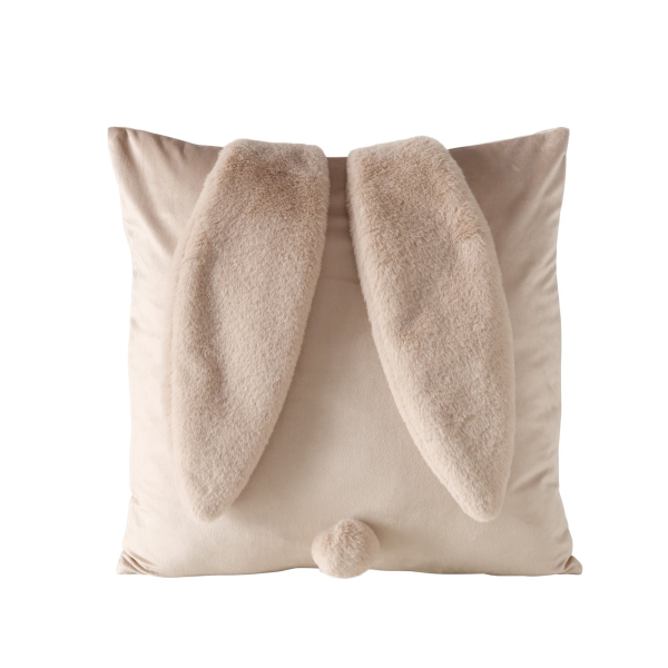 Osterhasenkissen mit Ohren und Puschel