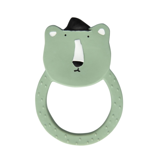 Greifling, Beißring aus Naturkautschuk "Mr. Polar Bear"