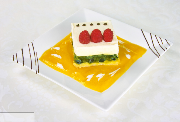 Appetizer and dessert mold square