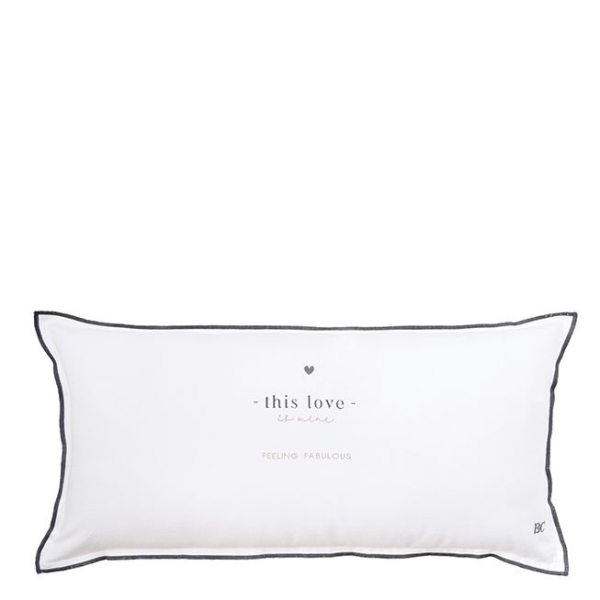 Large pillow "This love is mine" by Bastion Collections