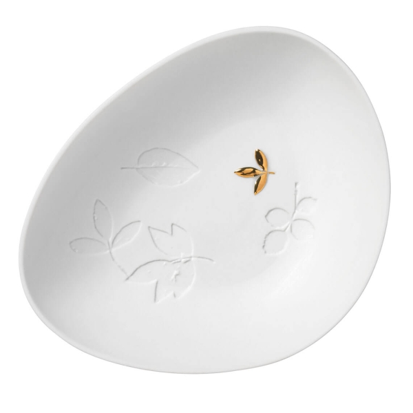 Porcelain Bowl "Gold Leaf" by Räder