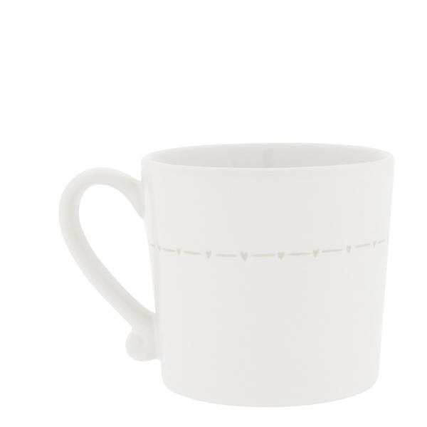 Mug mit Henkel, Tasse "Heart Line" von Bastion Collections