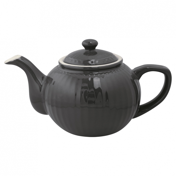 Teapot "Alice dark grey" by Greengate