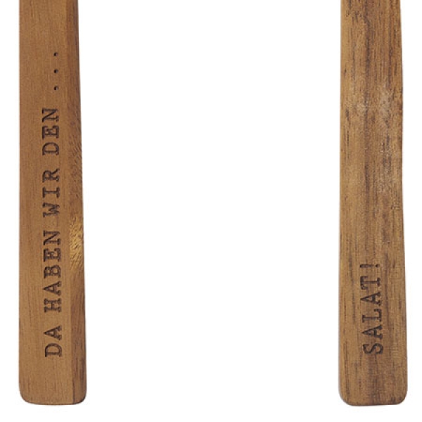 Acacia wood salad servers from Räder