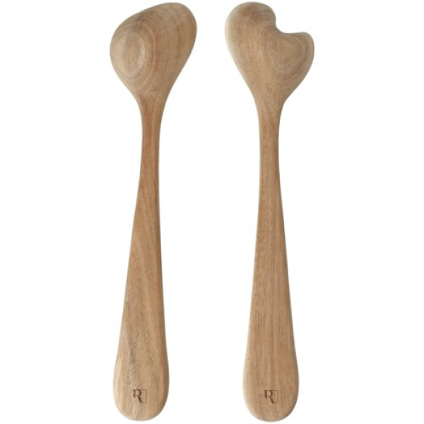 Salatbesteck Set „Insalata Mista“ | Mediterranes Salatbesteck aus Akazienholz 33 × 7 × 3 cm