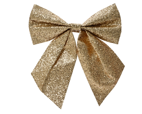 Bow Gold for Christmas Decorations