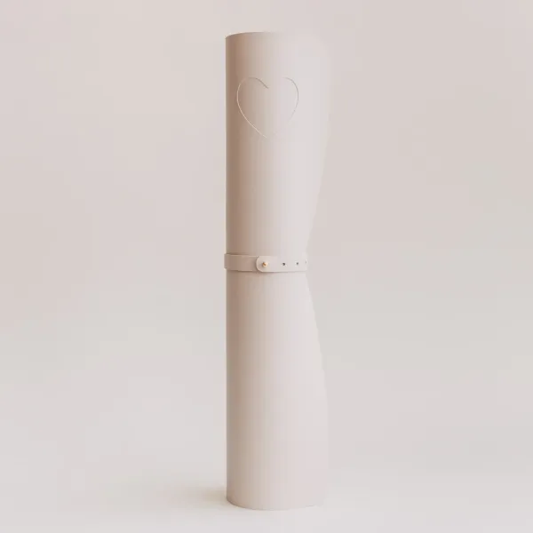 Schreibtischunterlage Herz Beige – Eulenschnitt