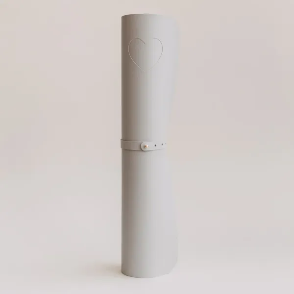 Schreibtischunterlage Herz Grau – Eulenschnitt