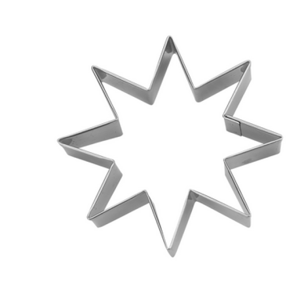 Star Cookie Cutter 8-pointed 7.5cm
