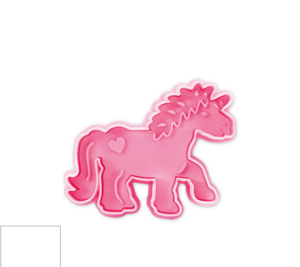 Embossed Cookie Cutter "Unicorn" with Ejector