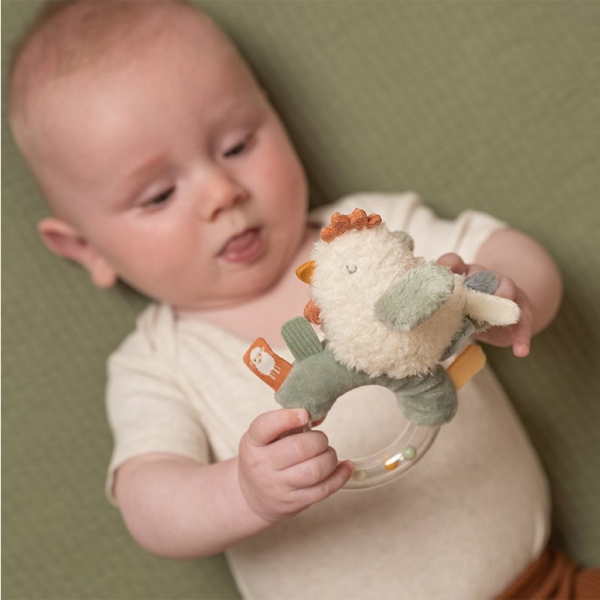 Ring Rattle Chicken "Little Farm" by Little Dutch