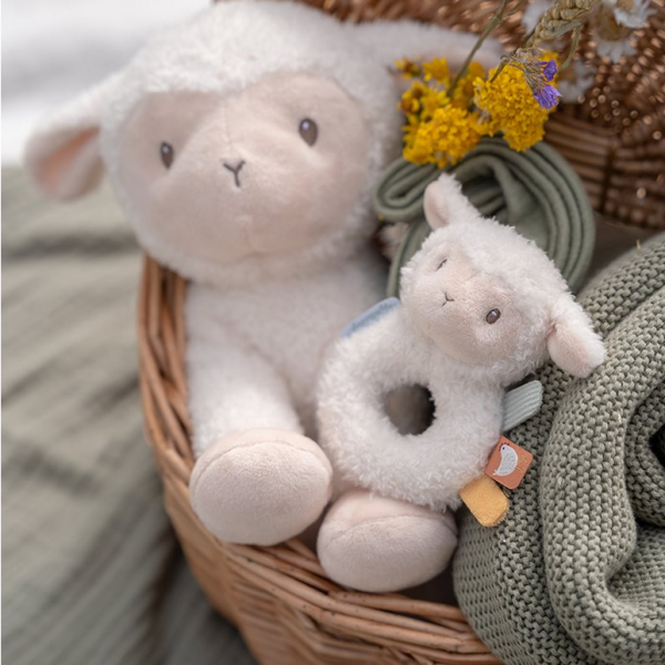 Soft Ring Rattle "Little Farm" Sheep