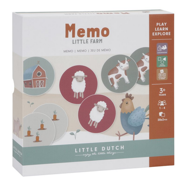 Memory game "Little Farm" by Little Dutch