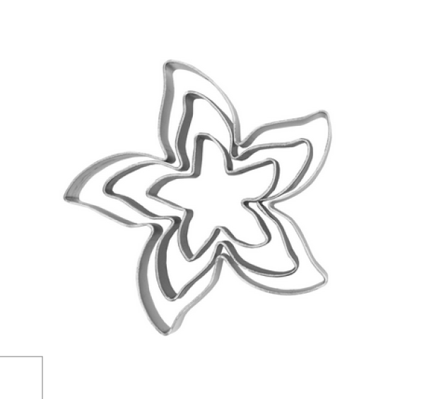Cookie Cutter "Jasmine Blossom" Set of 3