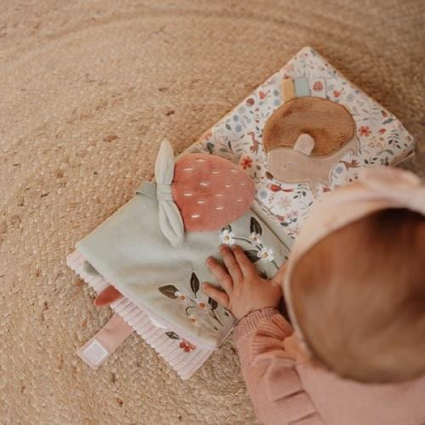 Fabric book with activities "Fairy Garden"