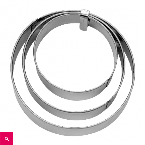Ring Cookie Cutter Set 3 Pieces